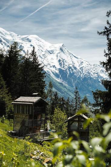 Vue sur la montagne